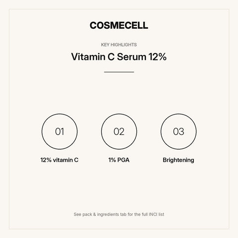 Vitamin C Serum 12% – key highlights