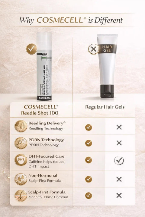 Reedle Shot PDRN Hair Growth Gel for Fuller Looking Hair - Cosmecell