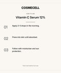 Vitamin C Serum 12% – how to use, step by step