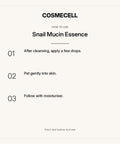 Snail Mucin Essence – how to use, step by step