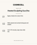 Heated Sculpting Gua Sha – how to use, step by step