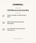 LED Microcurrent Gua Sha – how to use, step by step