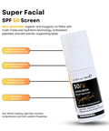 Cosmecell super facial sunscreen broad spectrum 50+++ Non white casting Cosmecell