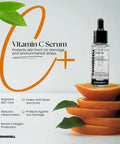 Brightening Serum Vitamin C with 12% Vitamin C and 1% PGA for Radiant Skin - Cosmecell