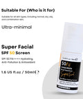 Cosmecell super facial sunscreen broad spectrum 50+++ Non white casting Cosmecell