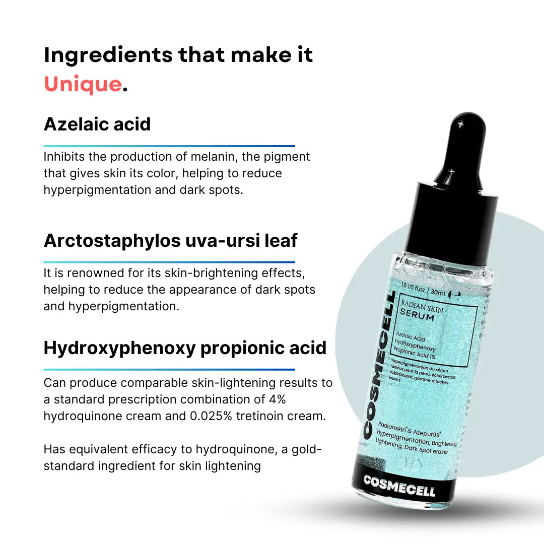 Hyperpigmentation Serum for Dark Spots Eraser and Radiant Skin - Cosmecell