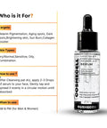 Brightening Serum Vitamin C with 12% Vitamin C and 1% PGA for Radiant Skin - Cosmecell
