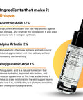 Brightening Serum Vitamin C with 12% Vitamin C and 1% PGA for Radiant Skin - Cosmecell