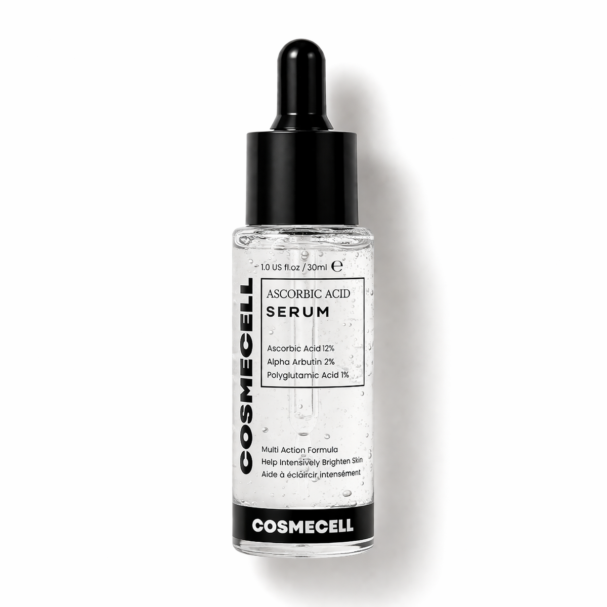 Brightening Vitamin C Serum with 12% Vitamin C and 1% PGA for Radiant Skin Cosmecell
