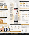 COSMECELL Jawline Contour Serum with PDRN & Reedle Shot 100 | Double Chin Reduction, Skin Tightening & Face Sculpting Serum | 50ml Cosmecell