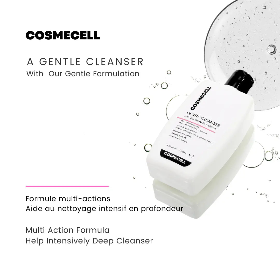 Gentle Deep Cleanser for Intensively Fresh Skin - Cosmecell