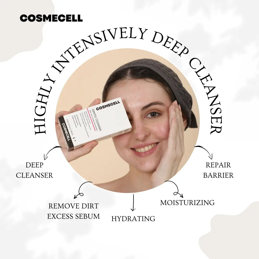 Gentle Deep Cleanser for Intensively Fresh Skin - Cosmecell