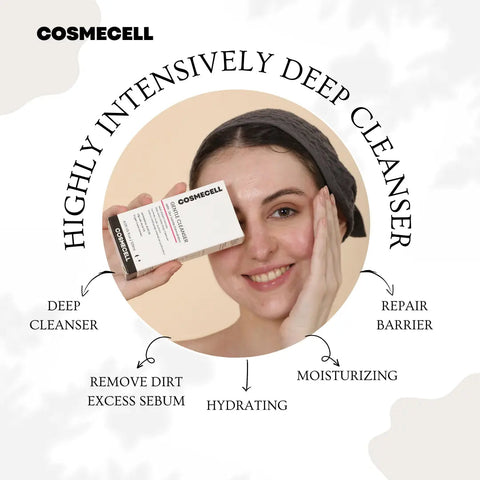 Gentle Deep Cleanser for Intensively Fresh Skin - Cosmecell